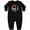 AB-Black, variant on Surfing Retro Sunset for Surfer Baby Fleece Romper