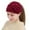 Red2, variant on Yigetop Knit Hats for Women Autumn and Winter Warm Knitted Yarn Headband Hat Flower Headband Headdress Covered Headband Bonnet A One Size