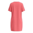 thumbnail image 4 of jtjvou Swimsuit Coverup for Women 2026 Short Sleeve Bathing Suit Cover Ups Beach Summer T-Shirt Dresses with Pockets Pink M, 4 of 8