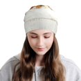 thumbnail image 2 of Xecao Thanksgiving With Autumn Print Beanie Knitted Hat for Men Women, Winter Fashion Knit Cuffed Caps Unisex, 2 of 7