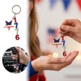 thumbnail image 2 of YUELONGHU Three Holiday Theme Key Ring Five Point Star Pattern Daily Carry for Outdoor Travel Use, 2 of 6