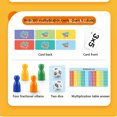 thumbnail image 5 of Christmas Clearance Holiday Deals! QTOCIO Toddler Toys Gifts, Nine-Nine Multiplication Arithmetic Counter Board Game Multiplication Board Game Toy Educational Math Board Game, 5 of 5