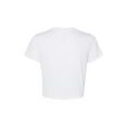 thumbnail image 4 of BELLA + CANVAS Women’s Flowy Crop Tee, Short Sleeve Crewneck T-Shirt, White, 2XL, 4 of 4