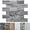 Light-gray, variant on 10-Pack Peel and Stick Backsplash Tile for Kitchen Bathroom Fireplace Vanitity, Self-Adhesive Wall Tile in Blue Grey