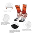 thumbnail image 3 of Honeii Basketball Shot Print Children's Colorful Socks,Unisex Kids and Toddlers' Cushioned Sock,Kids Athletic Crew Socks,for Everyday Wear and Sports, 3 of 5