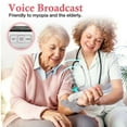 thumbnail image 6 of Blood Pressure Monitor, Wrist Blood Pressure Cuff LCD Display Automatic Voice Pulsometer Sphygmomanometer, Rechargable Heart Health BP Monitor for Home Travel Use,White, 6 of 9