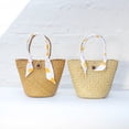 thumbnail image 4 of Granjero Gordo Bolso de mano tejido y bolsas de cosméticos, bolso de mano tejido elegante de playa de verano, bolso de hombro de 4,33 x 3,93 x 7,08 pulgadas (estilo B), 4 of 4