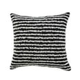 thumbnail image 1 of LR Home PILLO07713BKNFFPL Black Wispy Ways Square Throw Pillow, 1 of 1