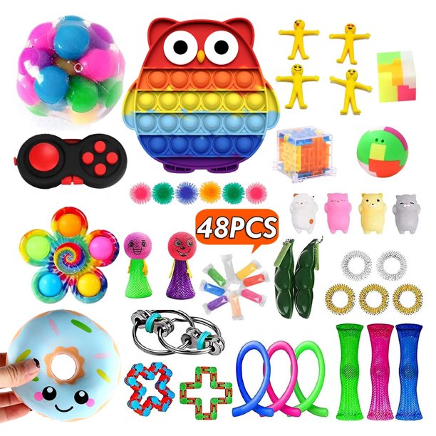 Fidget toy Pack Cheap,Sensory Fidget And Squeeze Widget For Relaxing Therapy,Autism ADHD For