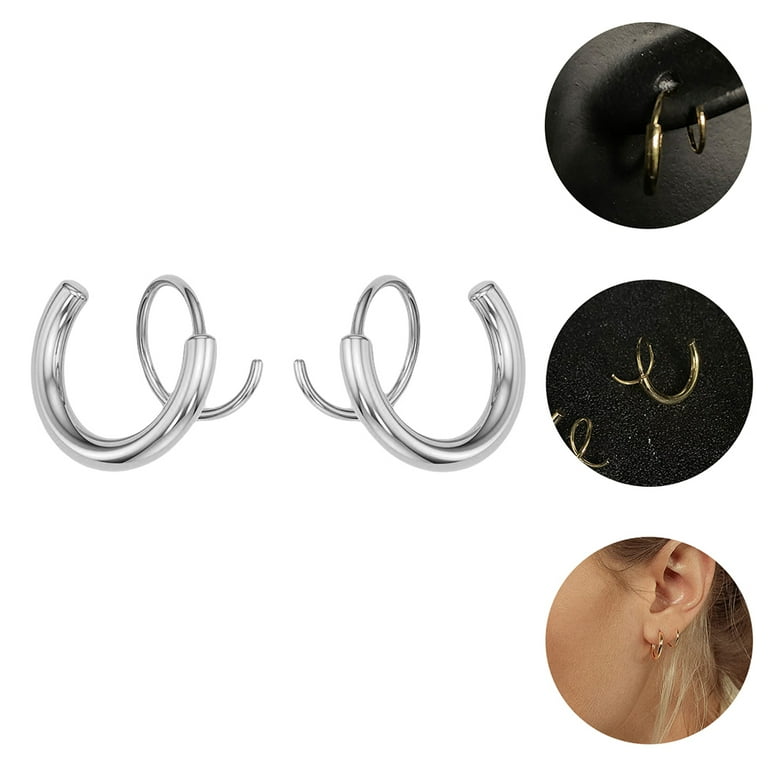Double helix shop spiral earring