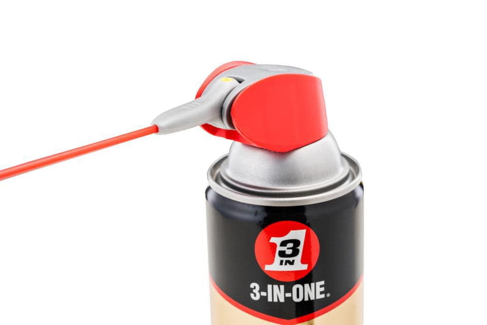 3-IN-ONE Professional Garage Door Lubricant Smart Straw Sprays 2 Ways, 11 oz
