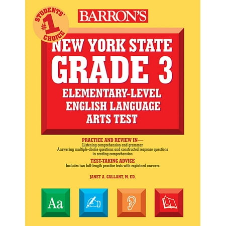 English 3 Tests - Barron's New York State Grade 3 Elementary-Level English Language Arts Test