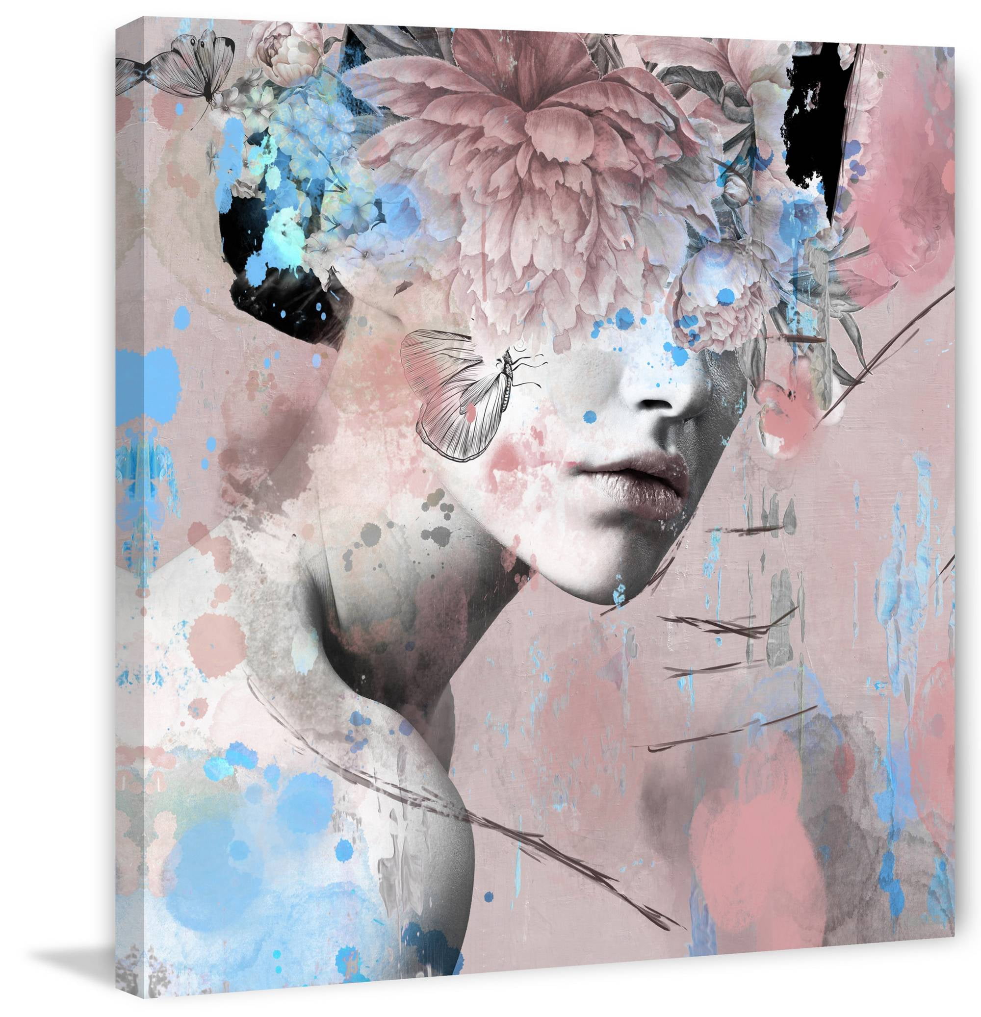 Parvez Taj Wild Floral Headdress Canvas Wall Art