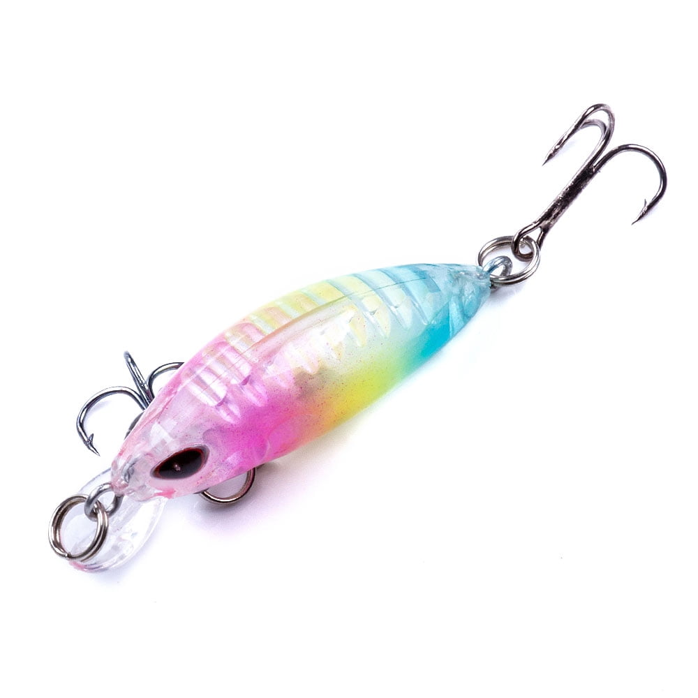 HENGJIA Fishing Lures Swimbait Sinking Minnow Lure Saltwater Jerkbait Lure 6Pcs/kit, 0.07oz/1.57in