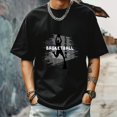 thumbnail image 4 of Graphic Tees for Men Summer New Vintage Tee Trend Fashion Sports Shirt Small, 4 of 5