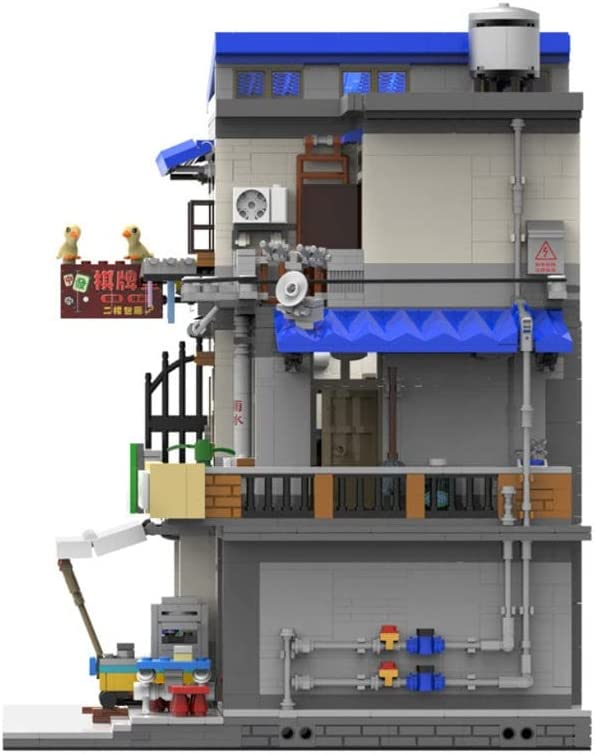 3 Level Lunatic Mad House Lunatic Asylum Hospital Modular City Set