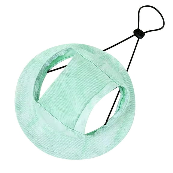 Cat & Dog Sun Hat - Cute Tie-Dye Fisherman Hat with Ear Holes for Small Pets, Breathable Cotton Summer Hat for Sun Protection & Dress-Up