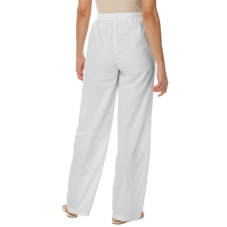 Woman Within Women's Plus Size Tall The Boardwalk Pant 