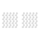 thumbnail image 1 of 400 Piezas Tapas de Rosca de Plástico con Bisagras, Tapas de Cabeza de Tornillo, Tapas Cubierta de Tornillo, Tapas Decorativas de Tornillo de Repuesto Una Presión (Blanco), 1 of 5