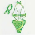 thumbnail image 5 of Jjayotai Women's Hollow Out Bathing Suit, Cut Out Knot Summer Swimsuit Bikinis One Piece Green L, 5 of 8