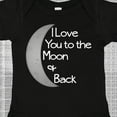 thumbnail image 4 of Inktastic I Love You to the Moon & Back. Boys or Girls Baby Bodysuit, 4 of 5