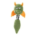 thumbnail image 2 of Juguete de peluche para perros Salvador arrugado chirriante resistente a mordeduras Verde, 2 of 10