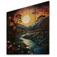 thumbnail image 2 of Designart "Tropical Paradise Indian Art wall decor II" Indian Print on Natural Pine Wood, 2 of 5