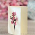 thumbnail image 2 of Tarjetas de papel, flores de cerezo, ramo de flores para siempre de tamaño natural, tarjetas de felicitación emergentes en 3D, cumpleaños como se muestra, 2 of 5