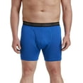 thumbnail image 2 of Harbor Bay by DXL Men's Big and Tall Tech Stretch Solid Boxer Briefs, Lapis Blue, 6XL, Each, 2 of 7