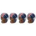 thumbnail image 3 of Car Tire Valve Stem , Rustproof Skull Style Wheel Valve Stem Cover Set 4pcs ABS Copper  For Bicycles For SUVs Red,Blue, 3 of 8