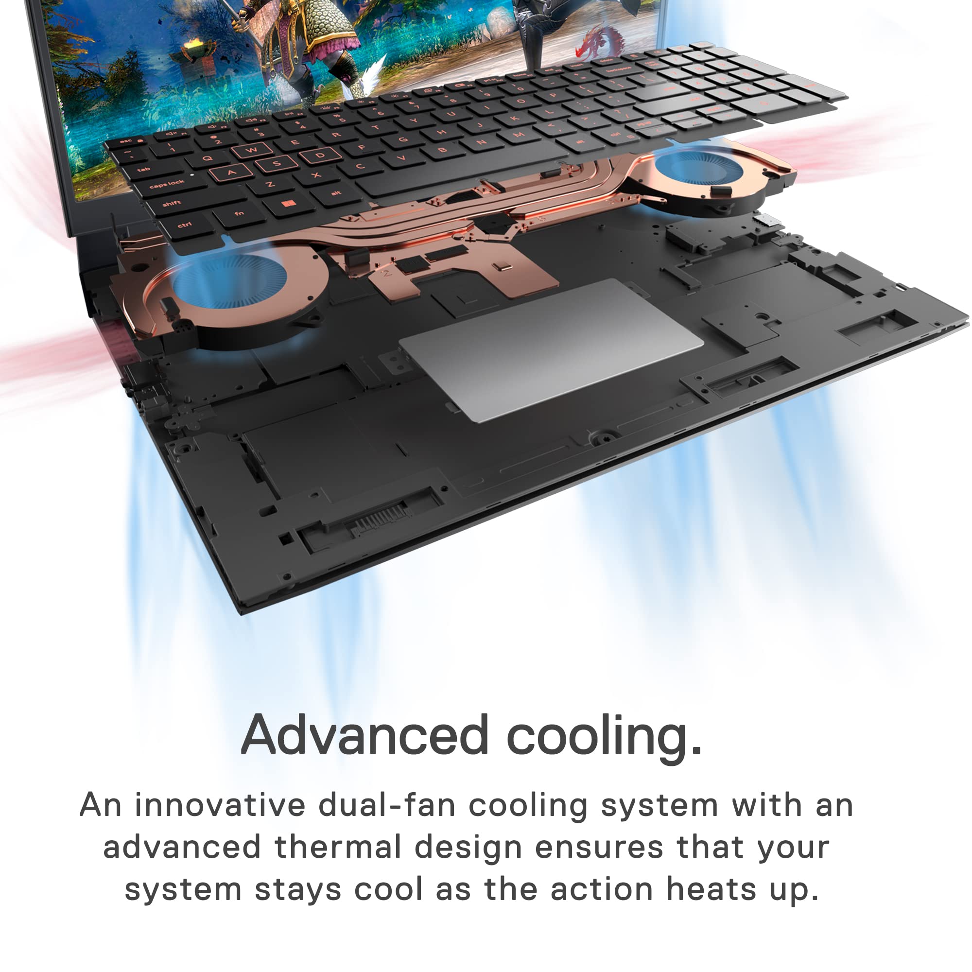 Dell G15 5520 15.6 Inch Gaming Laptop - FHD 120Hz Display, Intel