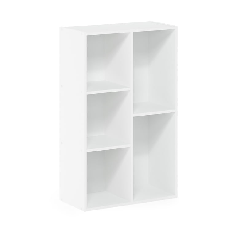Furinno Luder 5-Cube No Tool Assembly Open Shelf, 19.5