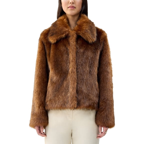 Unreal Fur womens  Courage Jacket, m, Brown
