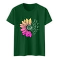 thumbnail image 6 of Yubnlvae Plus Size Workout T-Shirts for Women - Trendy 2025 Summer Yoga, Gym, Casual Short-Sleeve Athletic Tops (Breathable, Moisture-Wicking) Green S, 6 of 8