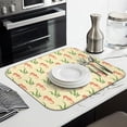 thumbnail image 2 of Cartoon Fish Seaweed Coffee Mat Tropical Underwater Marine Life Coral Ocean Starfish Jellyfish Beach Cute Waves Kitchen Decor For Kitchen Counter Use, 2 of 6