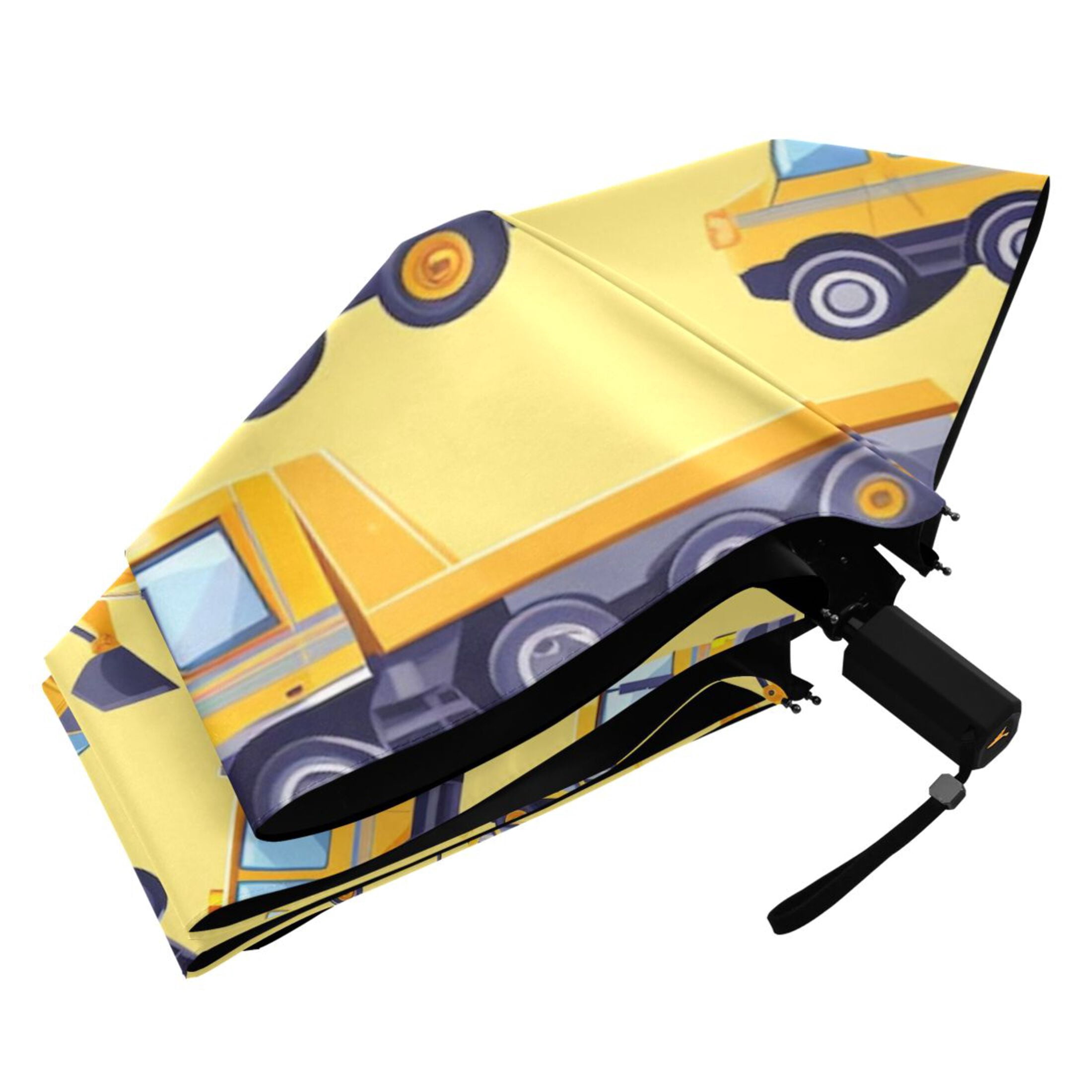 Backhoe Excavator Dump Truck Compact Sun Umbrella Windproof Travel Umbrellas for Rain Strong Portable UV Protection