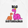 thumbnail image 4 of Inktastic Big Sistersaurus with Cute Sibling Dinosaurs Girls Baby Bodysuit, 4 of 5