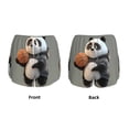 thumbnail image 5 of Lsque Cartoon Pandas Basketball Printed Women's Running Shorts with Liner Pockets,Elastic Quick Dry Workout Athletic Gym Yoga Shorts,Womens High Waist Shorts-X-Large, 5 of 9