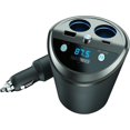 thumbnail image 5 of Transmisor FM igente para Coche con Bluetooth, Carga Rápida USB y USB-C PD, Negro, 5 of 5