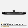 thumbnail image 2 of Stehlen 733469495314 Universal 3' Black Trailer Tow Mount Rear Hitch Step Bar Bumper Guard For 2" x 2" Towing Receiver Tube, 2 of 5
