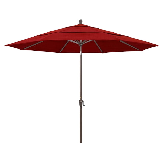 California Umbrella Parapluie de Patio 11' en Jockey Rouge
