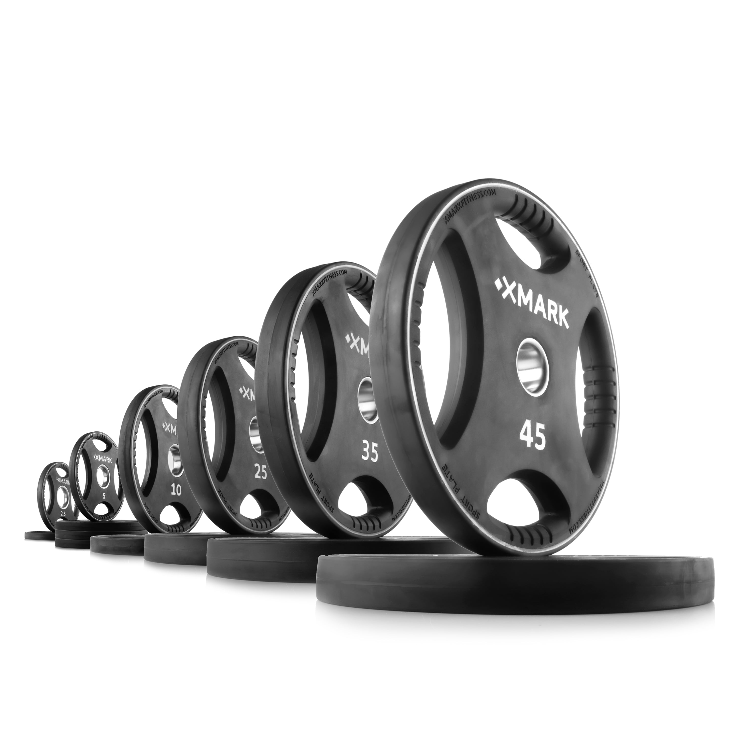 XMark SPORT 255 lb Set of Olympic Weight Plates