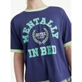 thumbnail image 3 of Justice Girls Short Sleeve Sleep Top and Shorts, 2-Piece, Sizes 5-18 & Plus, 3 of 4