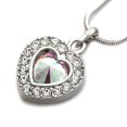 thumbnail image 4 of SoulBreezeCollection Valentines Day Heart Pendant Necklace Charm (Clear), 4 of 4