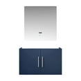 thumbnail image 3 of Lexora Home Geneva 30" Single Vanity with LED Mirror in Navy Blue, 3 of 11