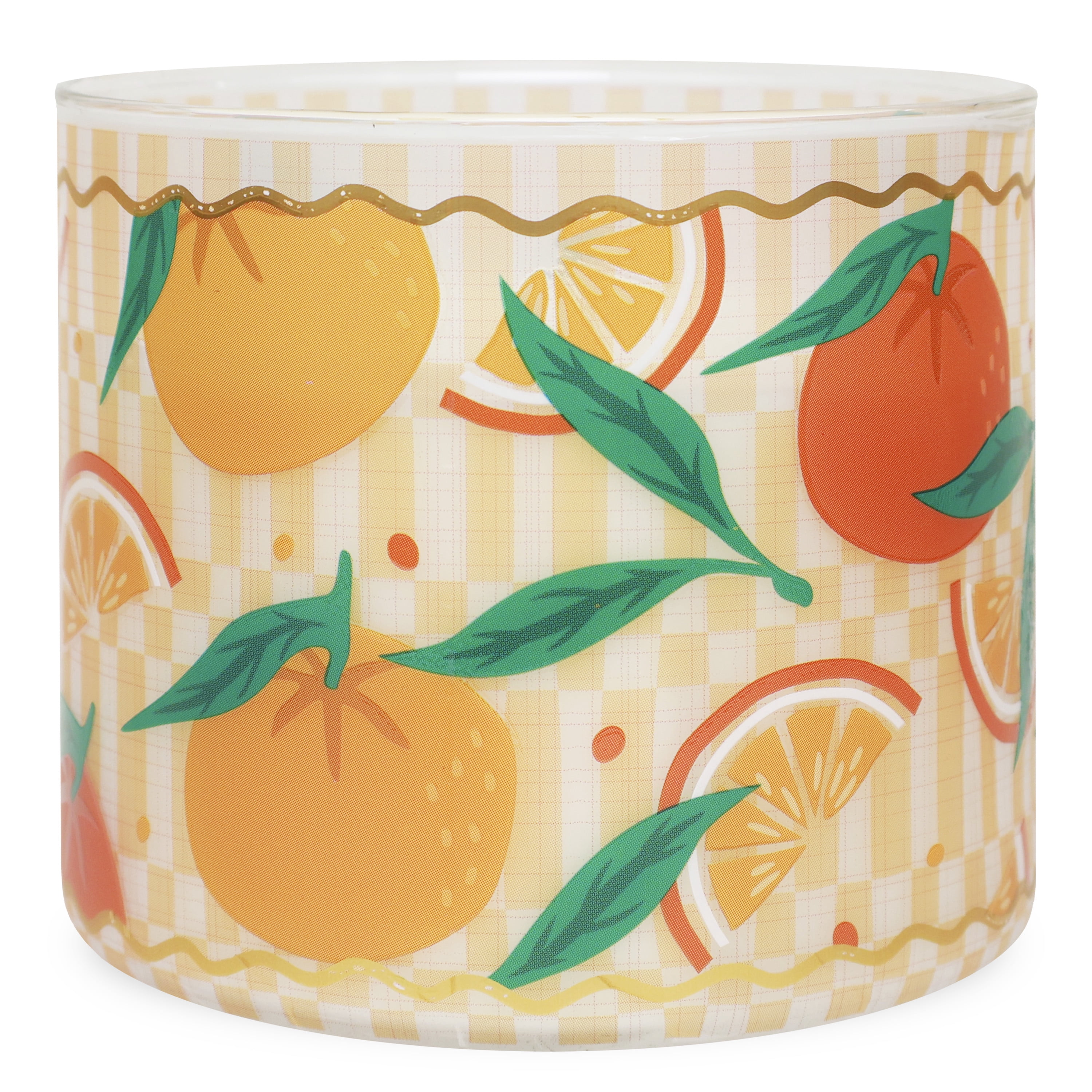 Mainstays 3-Wick Cranberry Mandarin Fragrance Candle with Decorative Wrap, 13 Ounce