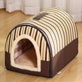 thumbnail image 1 of Nido para gatos de otoño e invierno, nido para perros, nido para dormir para mascotas, nido con asa, cama universal extraíble y lavable para cuatro estaciones, casa para mascotas, esterilla para, 1 of 4