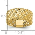 thumbnail image 5 of 14k Gold Polished Woven Stretch Ring, 5 of 6