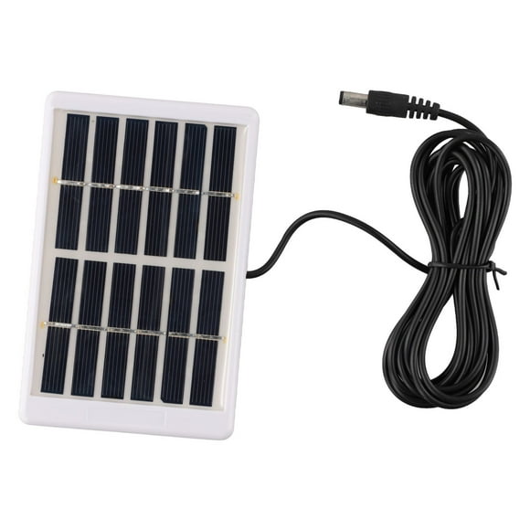 Compact Solar Panel 5W 6V Solar Panel 3-meter DC Cable Easy DIY Installation Efficient Charging Multiple Charging Options