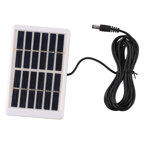 Compact Solar Panel 5W 6V Solar Panel 3-meter DC Cable Easy DIY Installation Efficient Charging Multiple Charging Options